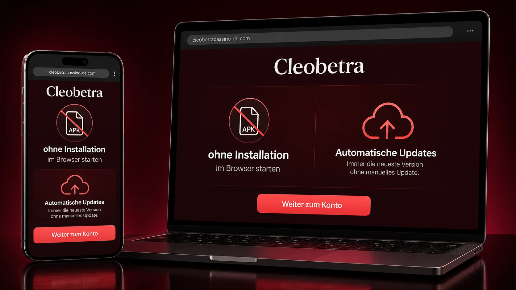Mobile Website statt Cleobetra Casino Mobile App