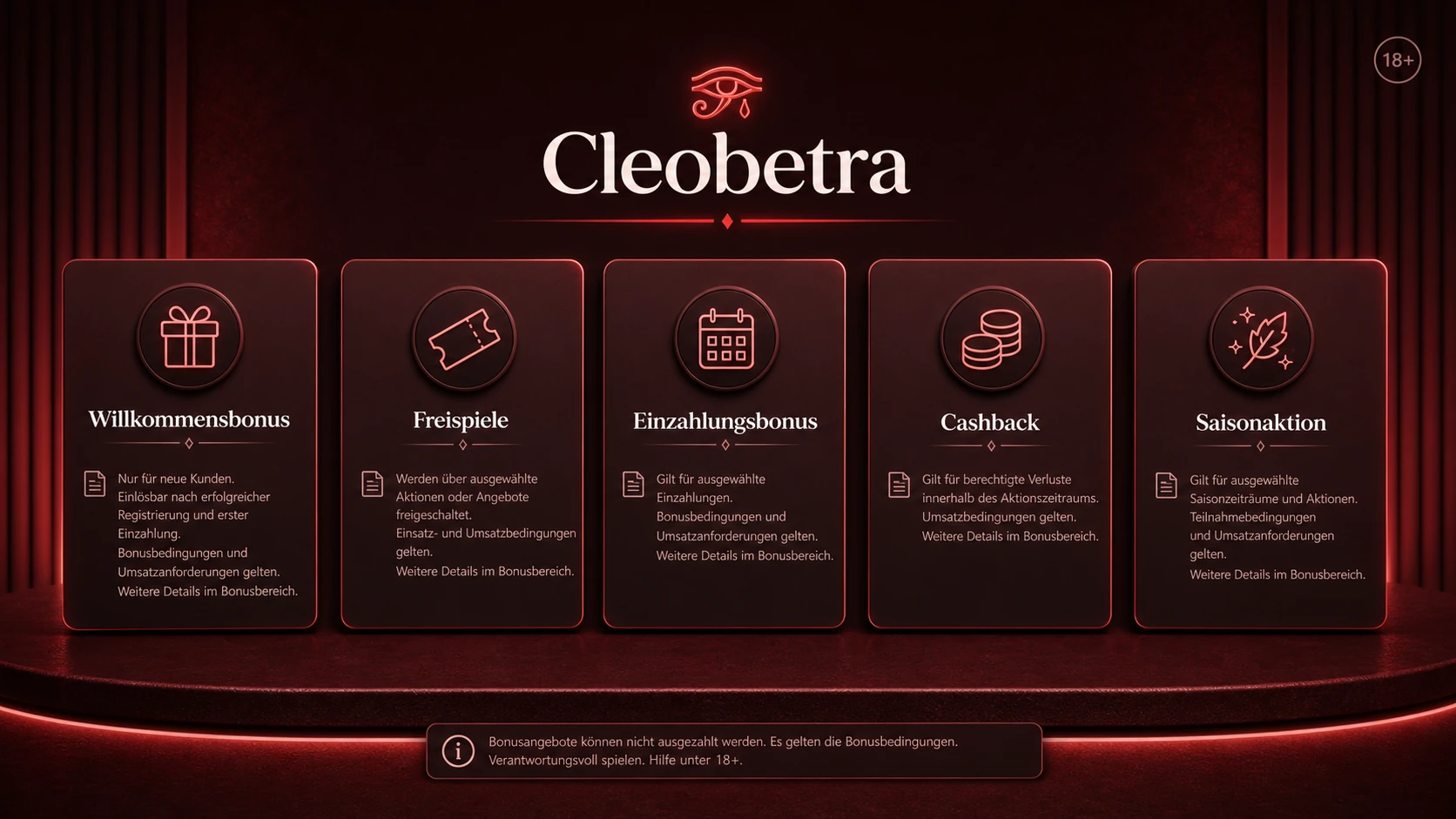 Cleobetra Bonusangebote im Überblick