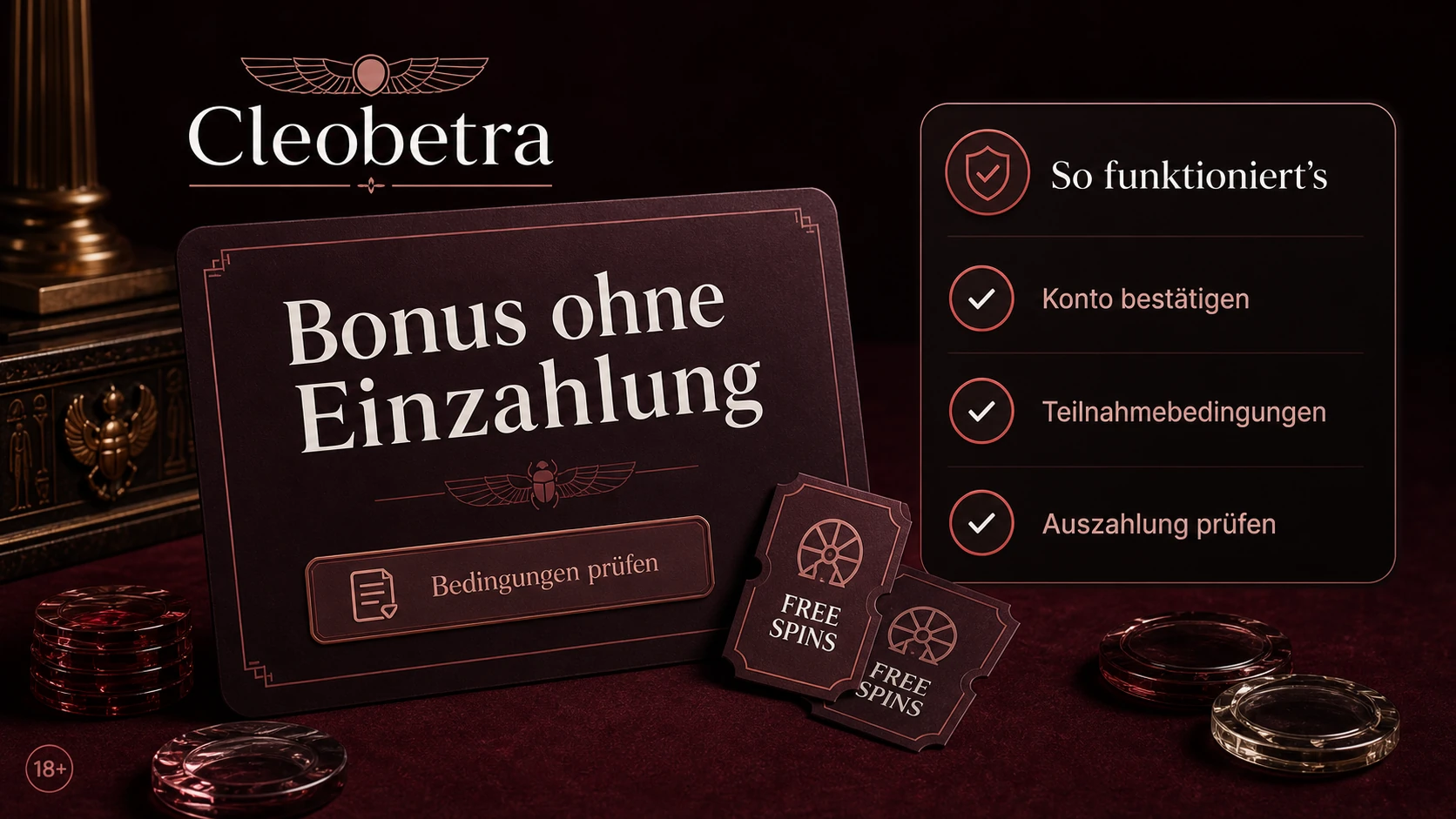 Cleobetra Casino No Deposit Bonus im Detail
